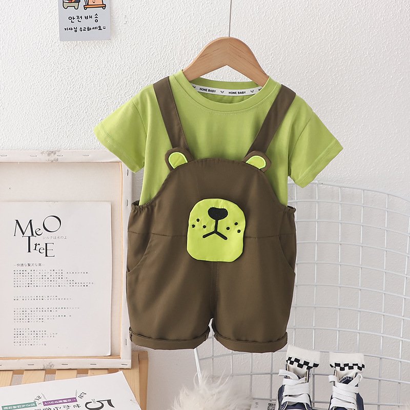 Summer cute baby Two Piece Sets Boys Clothing Casual Children Clothes Latest Design Toddler Boys Clothing Sets