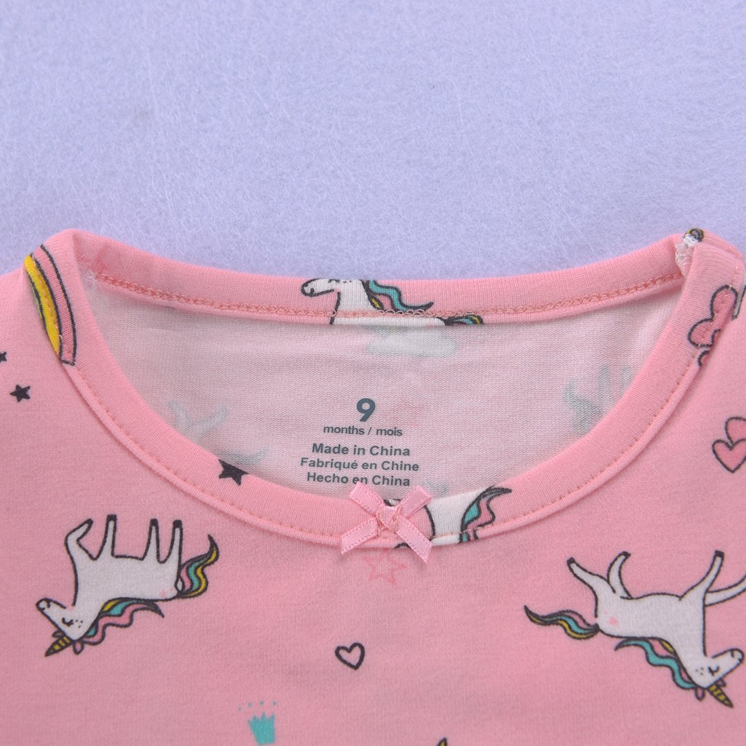Summer 2-Piece Baby Clothes Set Cotton T-Shirt And Dungaree Set Cute baby overalls