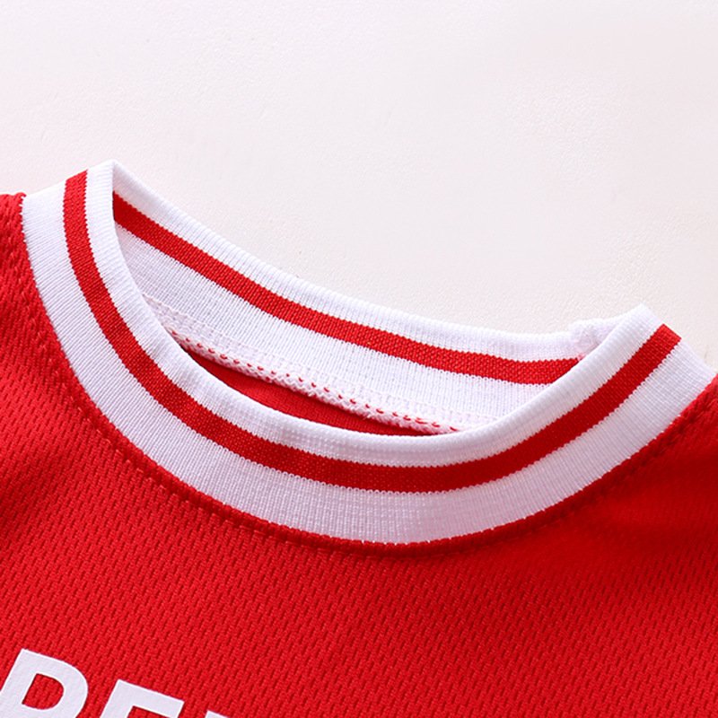 Wholesale Toddler Boy Clothes Set Sports Short Sleeve T Shirt And Shorts Unisex Baby Clothing Sets