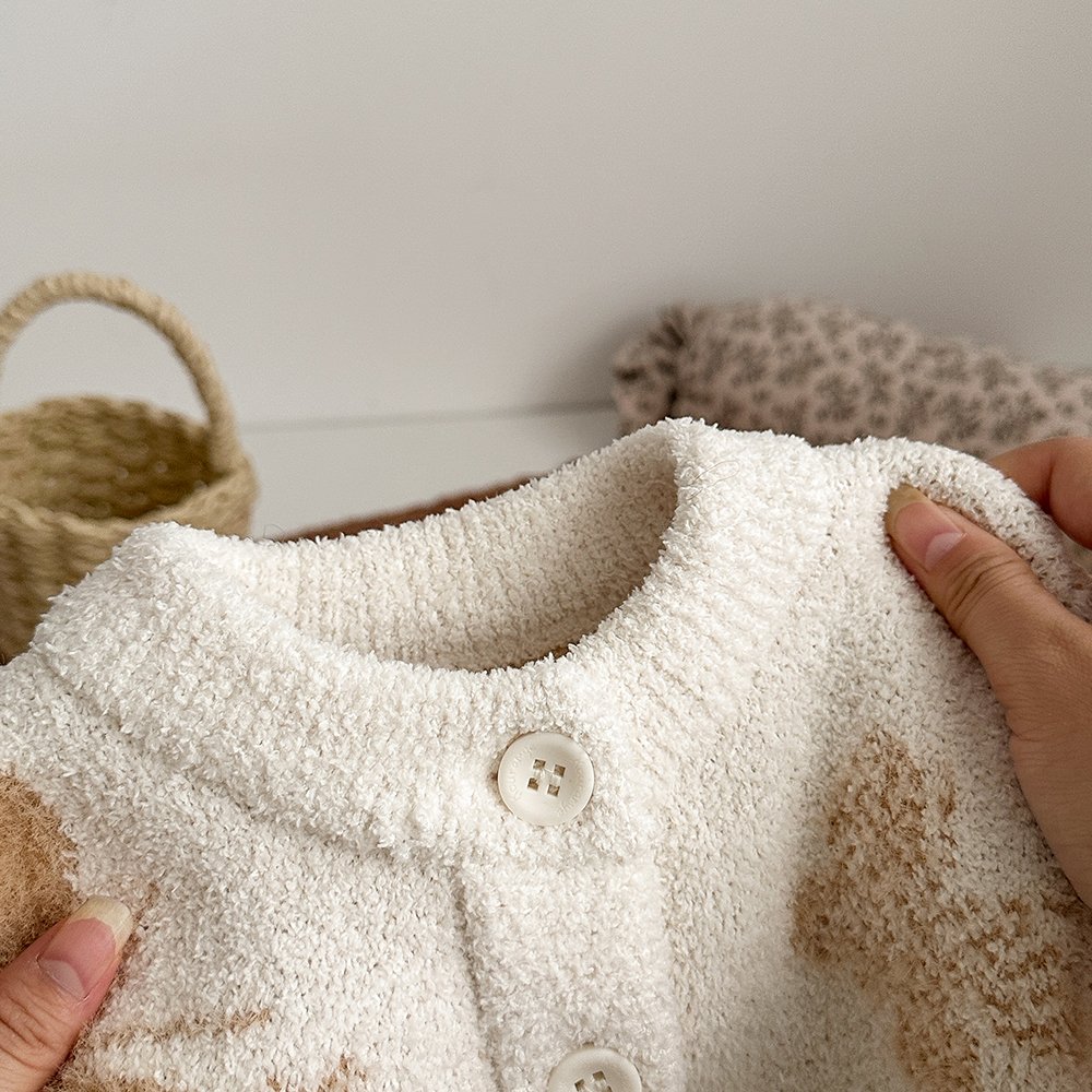 Purorigin New Fashion Kids Christmas Outfit Girls Sets Two Piece Sweaters Set For Kids Girls And Boys Soft Fluffy Pajama Set