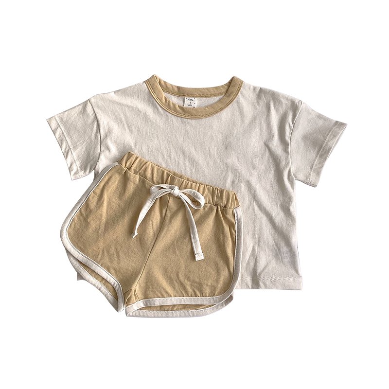 2024 Summer New Clothing Sets Boy Casual Children's Wear Baby Boys T-shirt Trousers 2 Pieces Clothes Sets