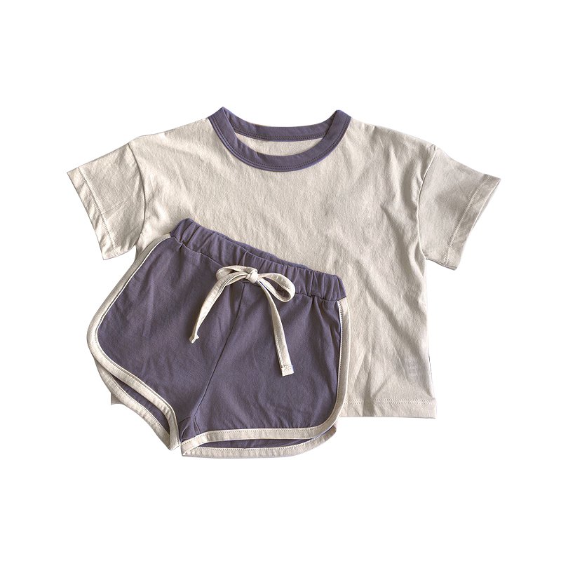 2024 Summer New Clothing Sets Boy Casual Children's Wear Baby Boys T-shirt Trousers 2 Pieces Clothes Sets
