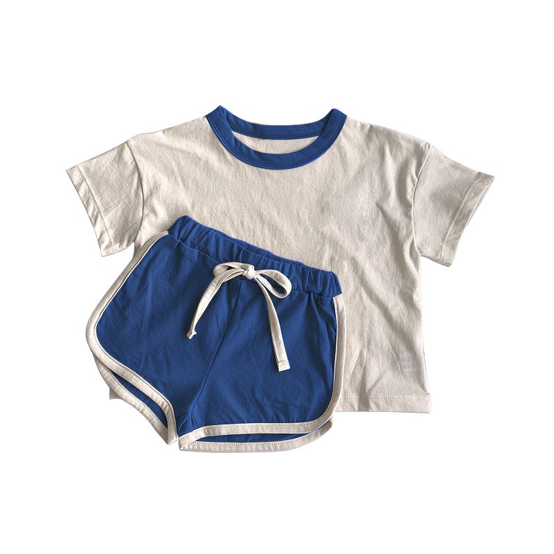 2024 Summer New Clothing Sets Boy Casual Children's Wear Baby Boys T-shirt Trousers 2 Pieces Clothes Sets