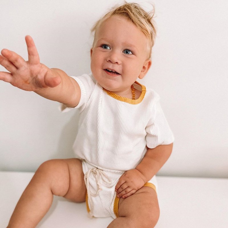 2024 boys clothing sets summer kid clothes unisex baby boy clothes summer custom toddler boy clothes