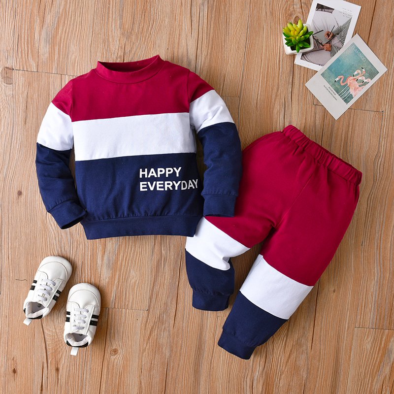 Comfortable Long sleeve Trousers Sweater Boy Suit Baby Boys' Clothing Sets