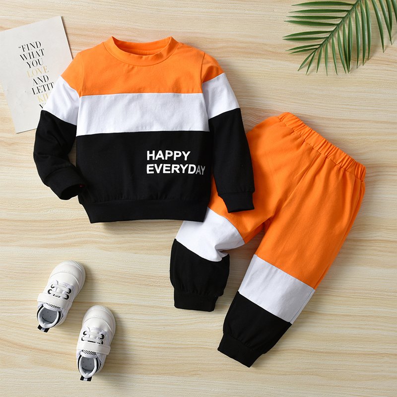 Comfortable Long sleeve Trousers Sweater Boy Suit Baby Boys' Clothing Sets
