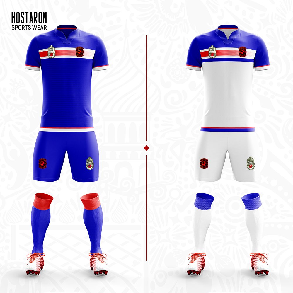 HOSTARON 23/24 New Custom Teams Logo Pink Football Uniform Player Version Kids Soccer Jersey Set With Shorts