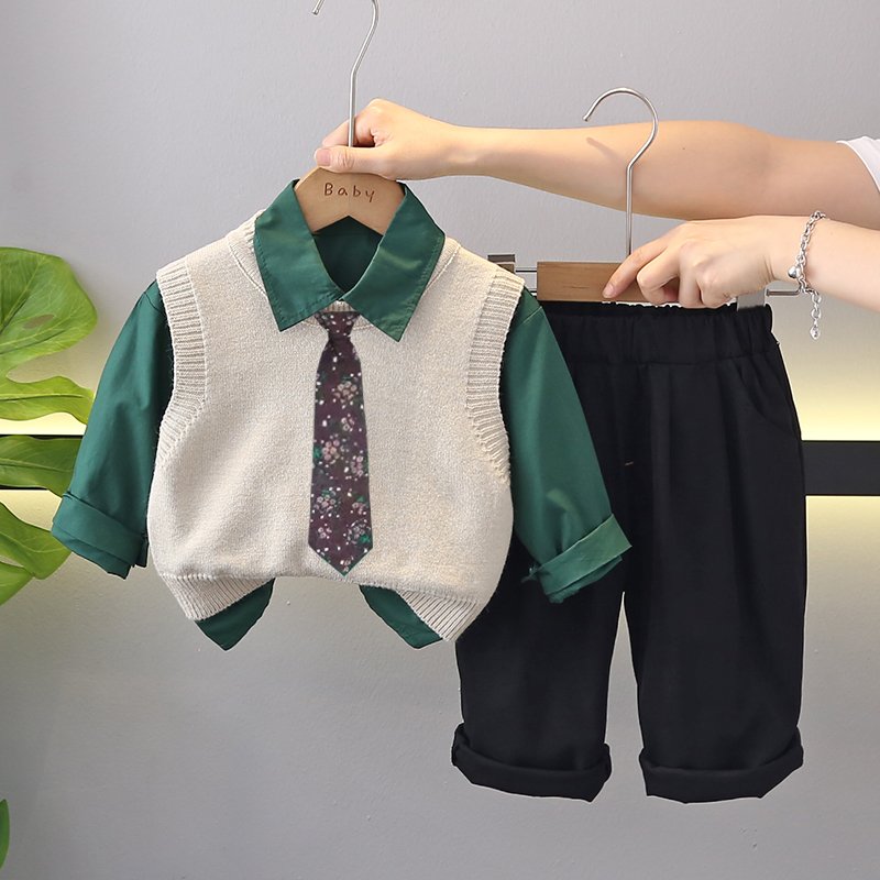 2024 Spring Autumn Kids Clothing Comfortable Boys Outfits Hot Selling Wholesale Children Clothes Sets Cheap Price for Babies