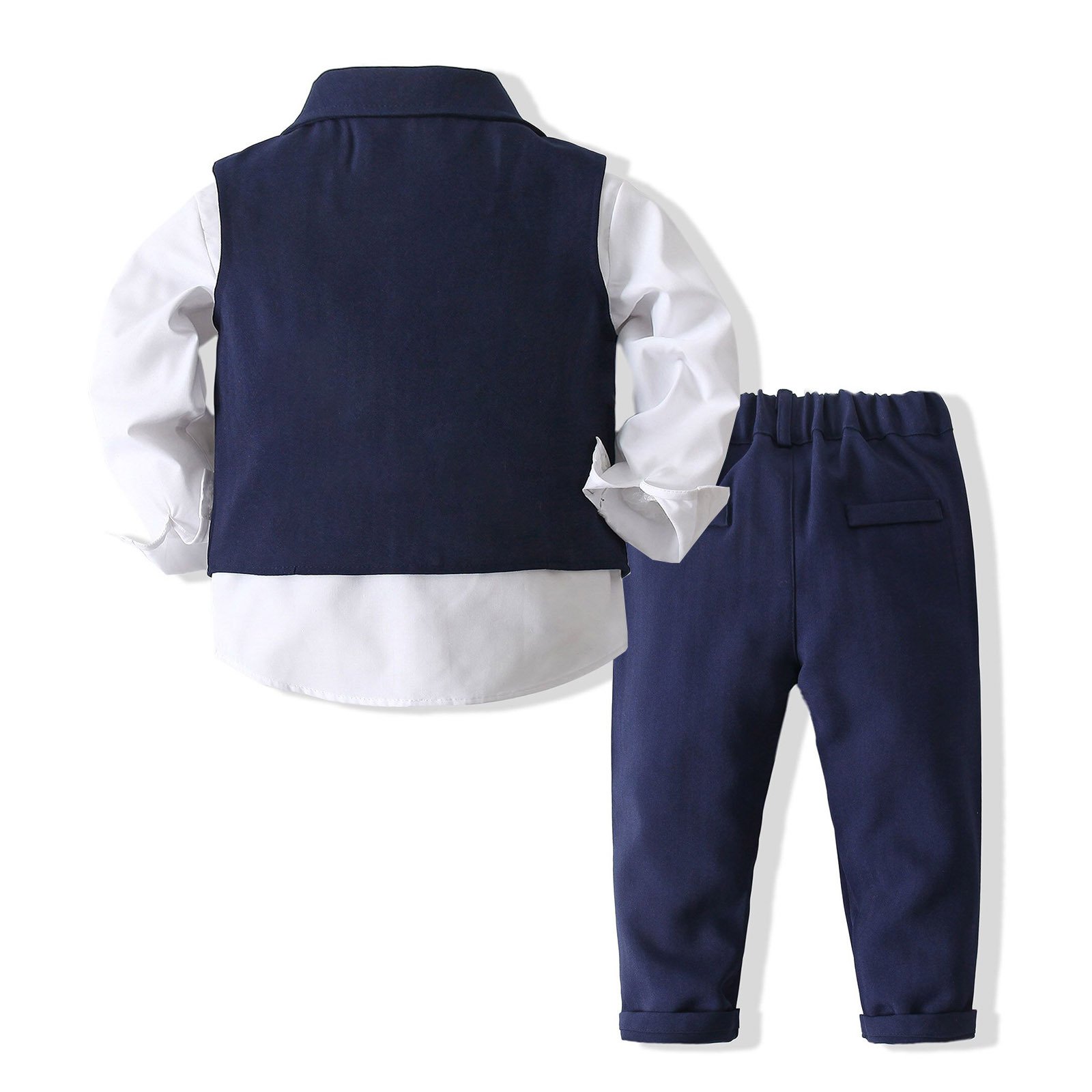 Baby Tuxedo Baby Boy Suit 3 Piece Tuxedo First Birthday Party Formal 3pcs Party Wear Prince Suits First Birthday Outfit for Boys