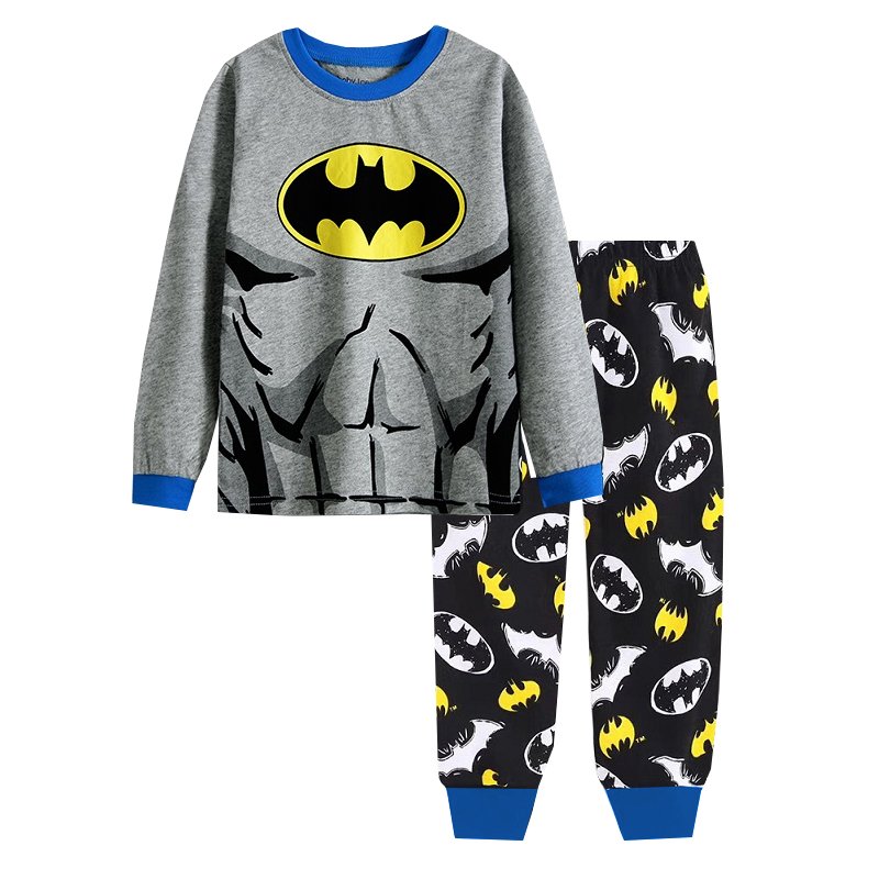 Wholesale Baby Boy Pajamas Autumn Long Sleeve Children's Pajamas Children's Cartoon Cotton Pajamas Set Top + Pants 2-8 Y