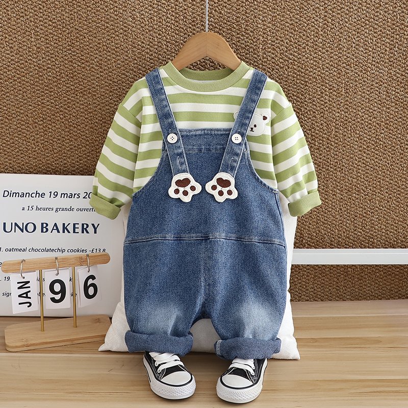 2024 Autumn/Winter Boys Clothing Set Soft Shell with Cute Cartoon 3D Pattern Long Sleeve Two-Piece Hoodie Pantsuit for Kids