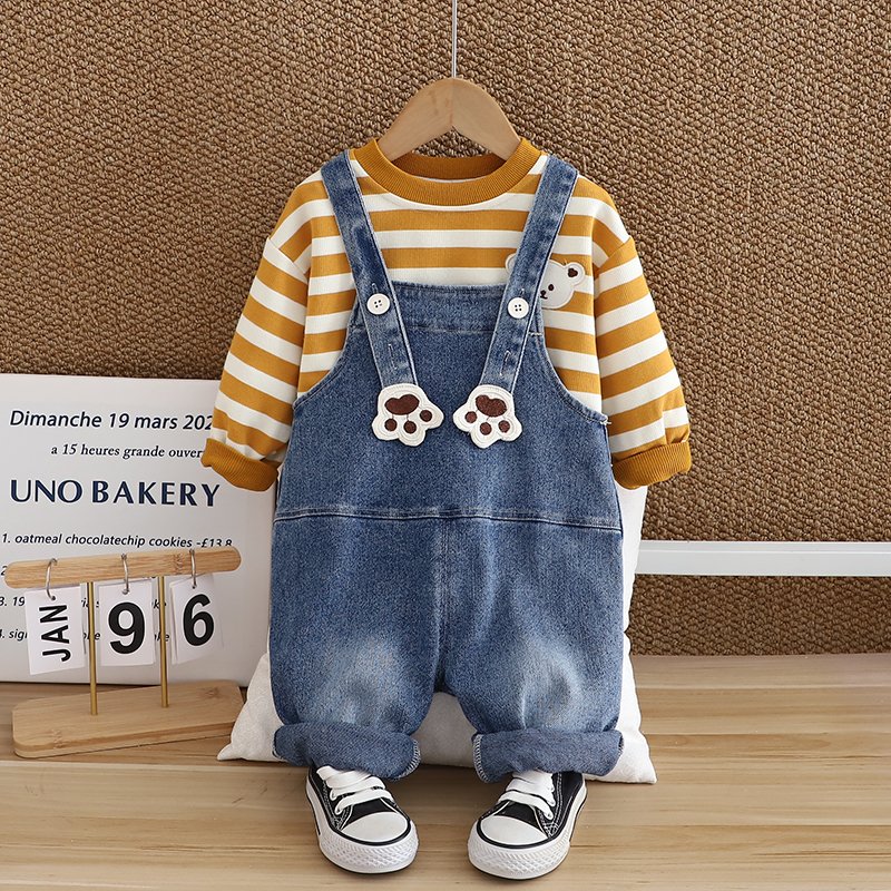 2024 Autumn/Winter Boys Clothing Set Soft Shell with Cute Cartoon 3D Pattern Long Sleeve Two-Piece Hoodie Pantsuit for Kids