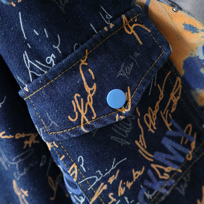 Boys suits spring and autumn new denim two-piece suits children autumn handsome street-style baby boy clothes
