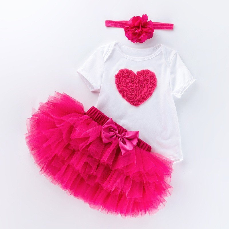 1st Baby Girl Clothes One Year Birthday Party Dress For Baby Girls