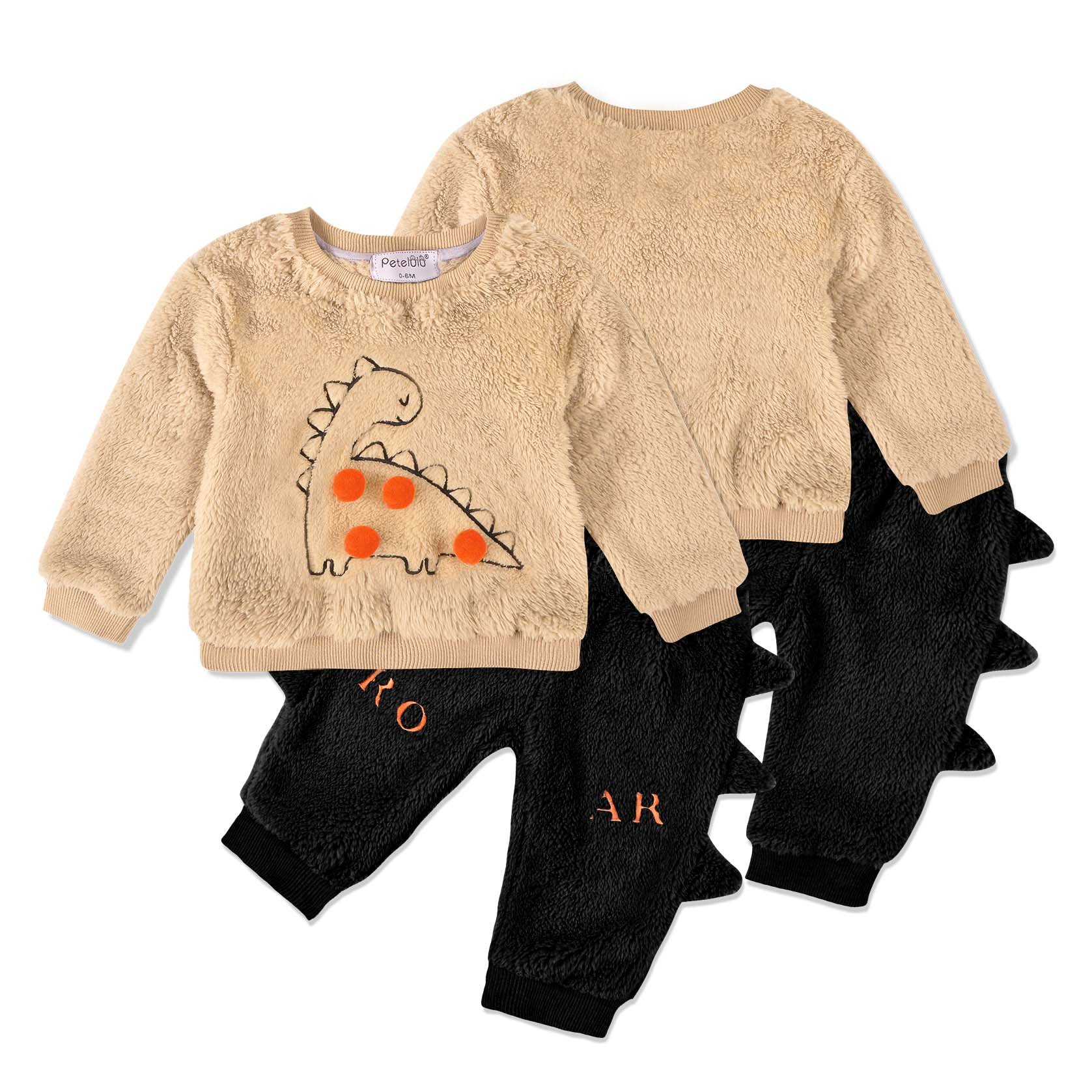 Kids Clothing Children Clothing Set Flannel and Pants Baby Clothes Suit boys Clothes Lovely Teen kids Set