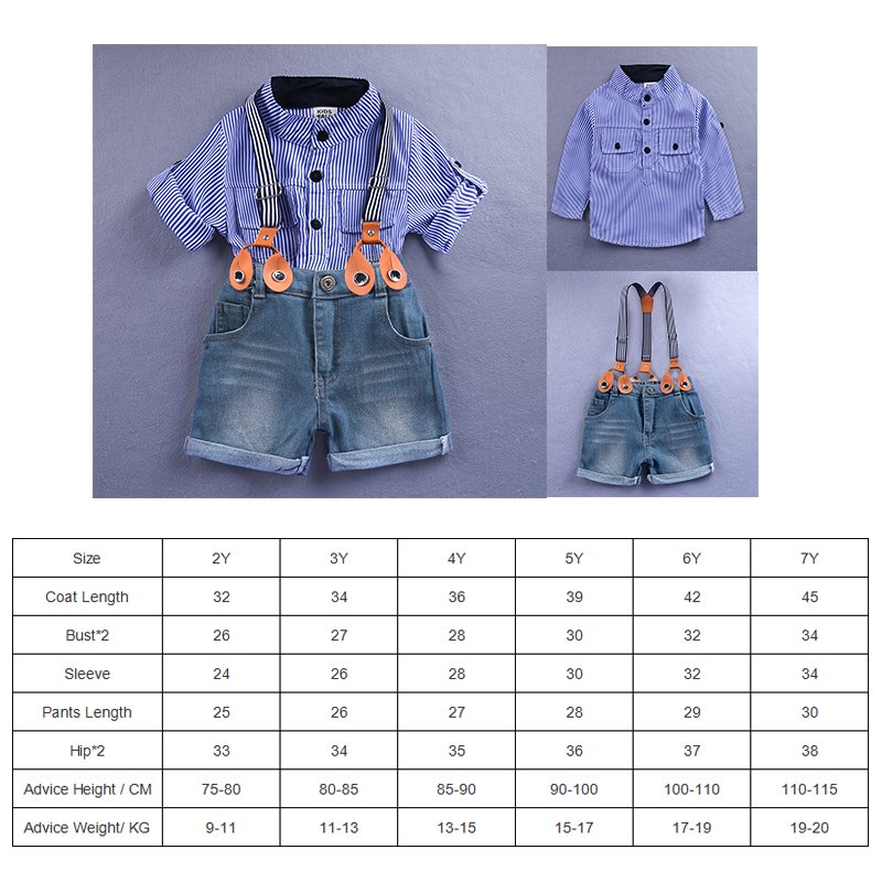 1-7 years kids boys boys clothing sets wholesale overalls jeans children clothes