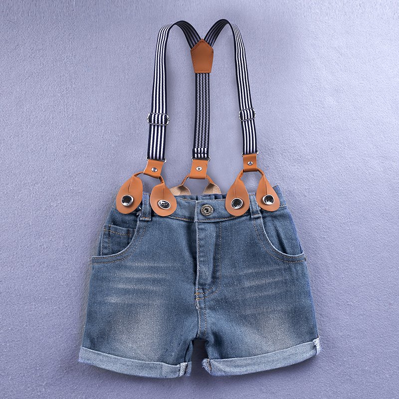1-7 years kids boys boys clothing sets wholesale overalls jeans children clothes