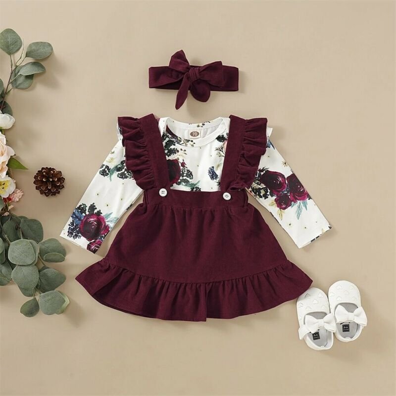 Wholesale Velvet Velour Cotton Set Baby Girls Fashionable Clothing Babies Clothings New Born Boys Girls Baby Dresses