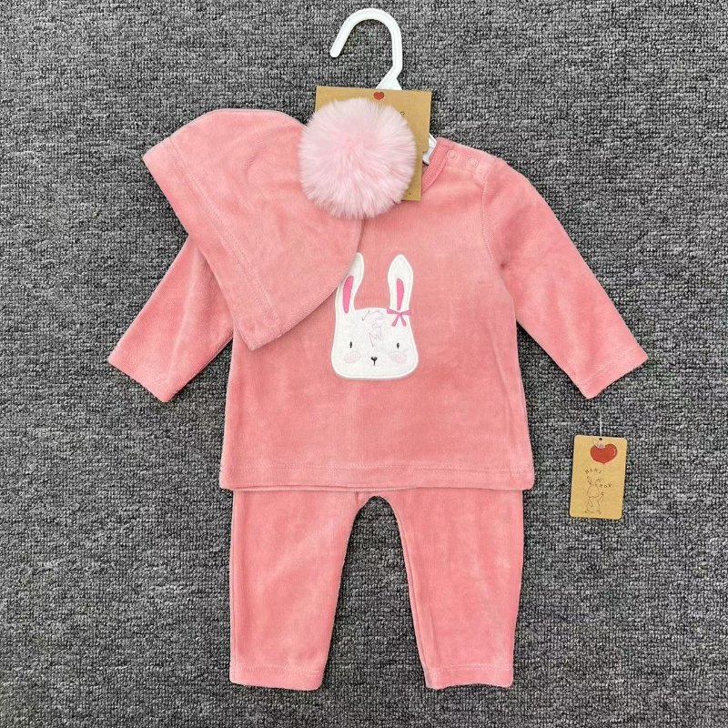 8 Style Baby Set Clothes Long Sleeves + Pants + Hat 3 - 9m Kids Clothing Sets For Boys Long-Sleeved Children's T-Shirt