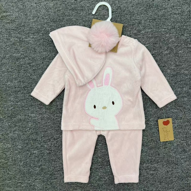 8 Style Baby Set Clothes Long Sleeves + Pants + Hat 3 - 9m Kids Clothing Sets For Boys Long-Sleeved Children's T-Shirt