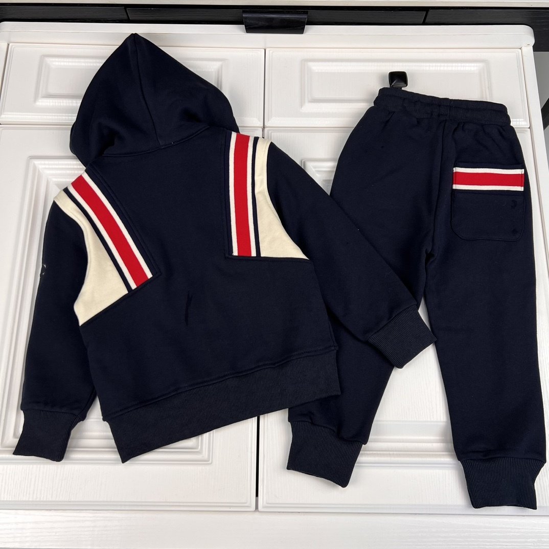 Luxury Brand Children's Hoodie And Pants 2-piece Pure Cotton Boy Set