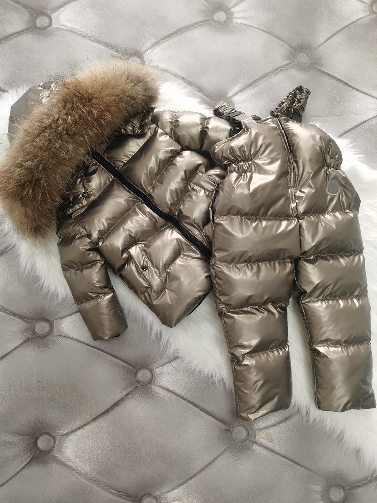 New boys clothing set Children wear boys winter style fashion 2 pcs girls cotton clothes keep warm coats trousers sets