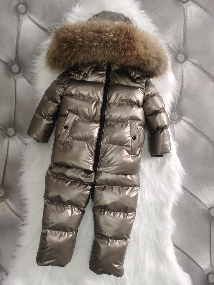 New boys clothing set Children wear boys winter style fashion 2 pcs girls cotton clothes keep warm coats trousers sets