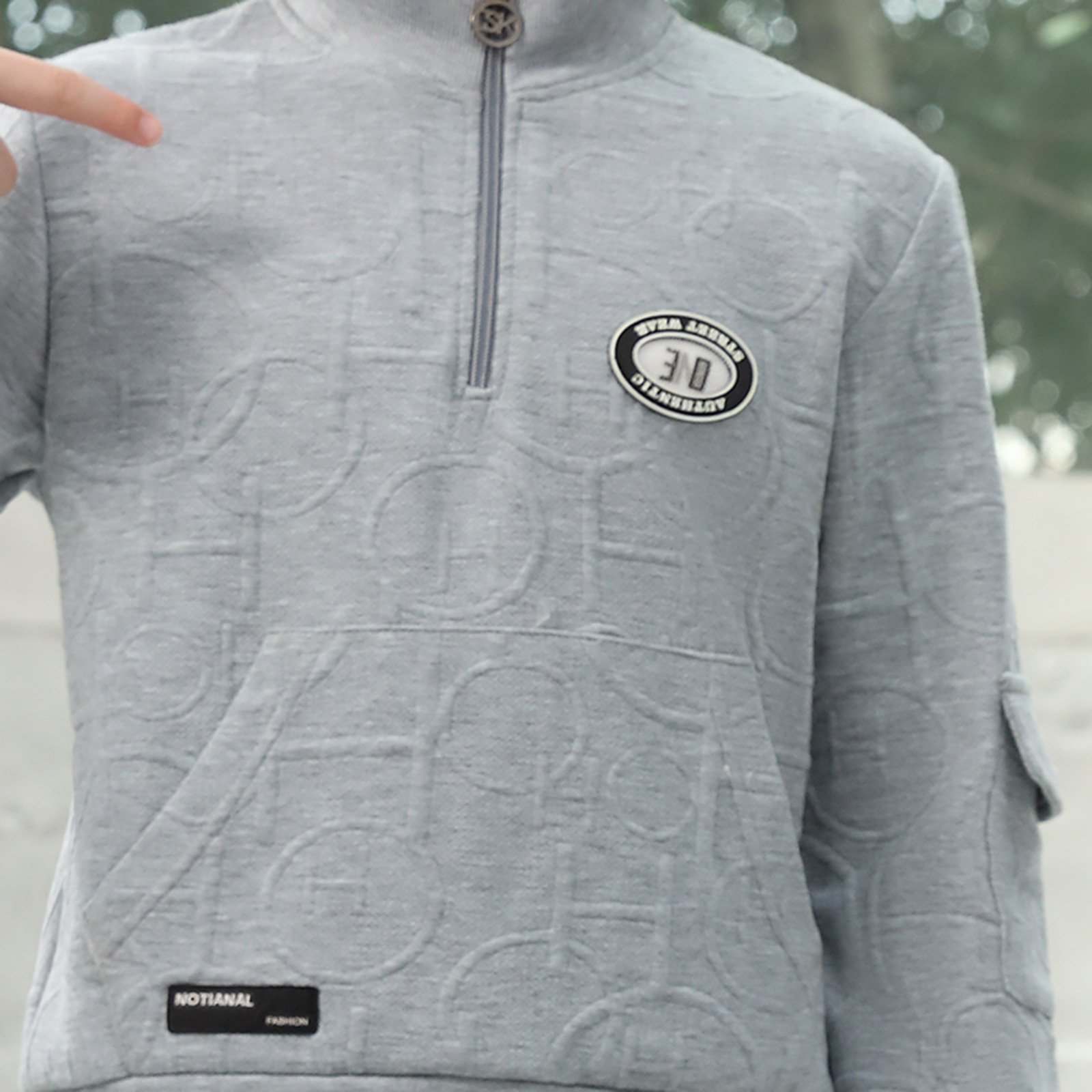 Wholesale Children's Hoodie Set 2024 Autumn/Winter New Boys' Warm Set Two Piece Set
