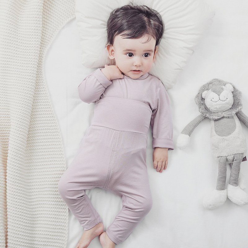 High quantity Baby Children 100% Cotton comfortable home suit set girls and boys modal pajamas