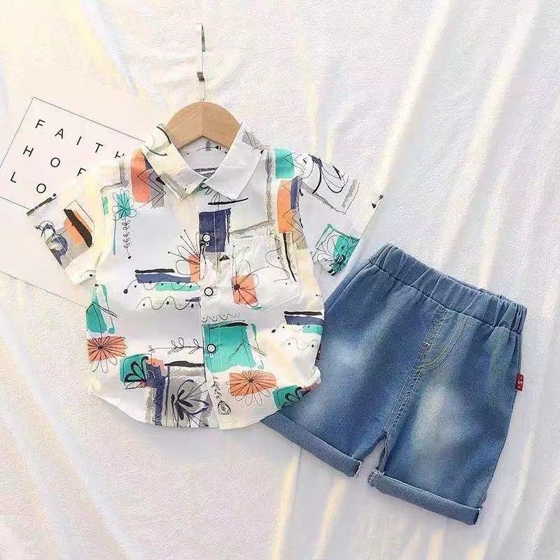 In stock Sets Baby Boy Clothing Set Children's Wear Wholesale