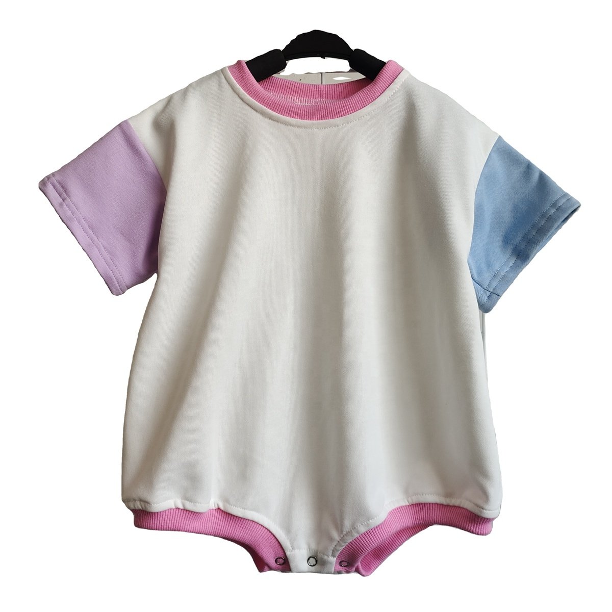 Casual Baby Clothes Set Summer Color Block Short Sleeve Shirts With Shorts Outfits Kids Boy Clothing Set