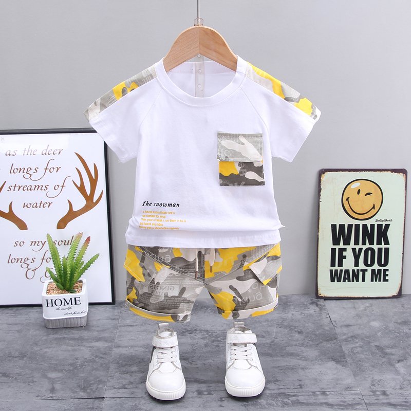 2024 New Summer boy's clothing Short Sleeve Cotton kids designers clothes Teen Boys Clothing Wholesale children clothing sets