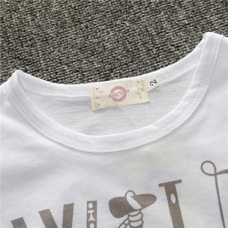 0-7 Years Old Summer Fashion Little Baby Boy Clothes Clothing Set
