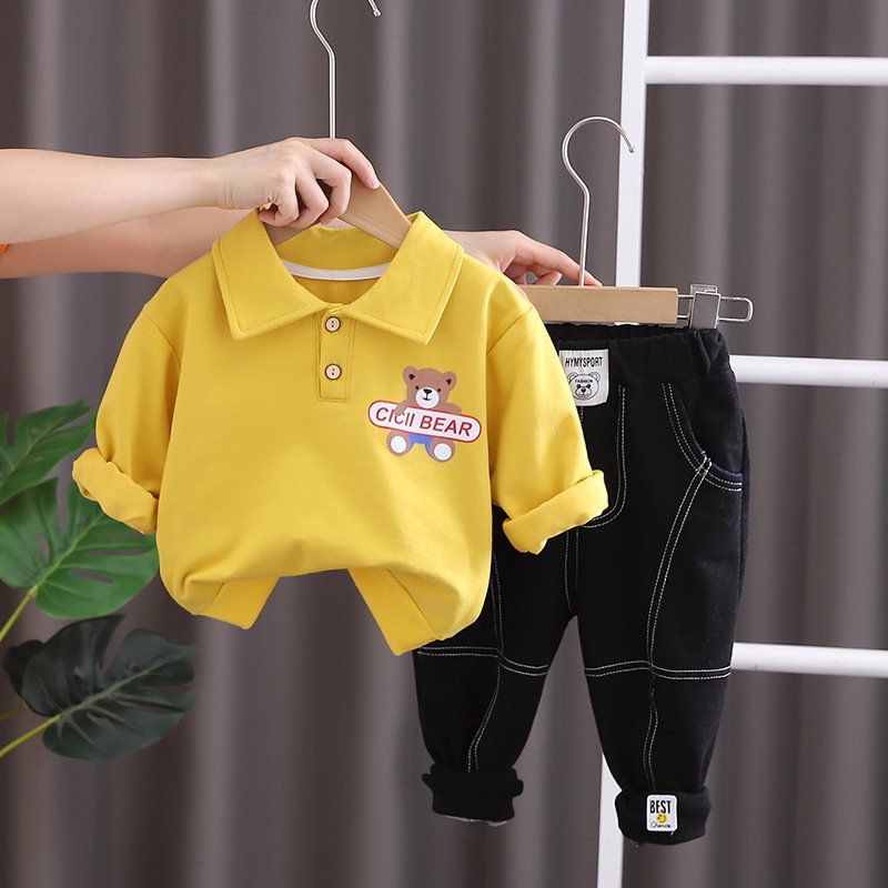 Boys' Autumn Suit Sports Set New Children's Casual Two Piece Set