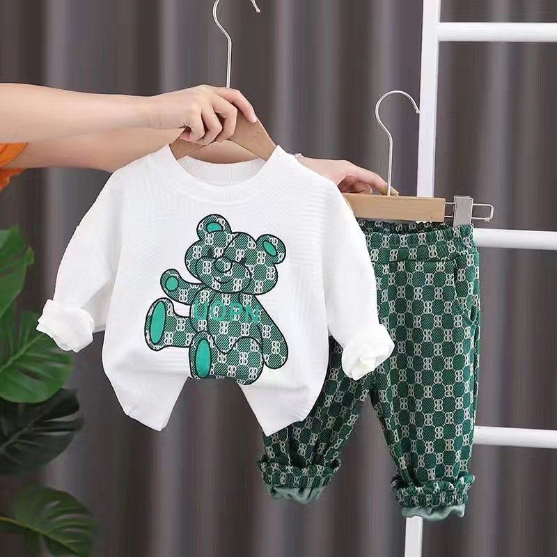 Boys' Autumn Suit Sports Set New Children's Casual Two Piece Set
