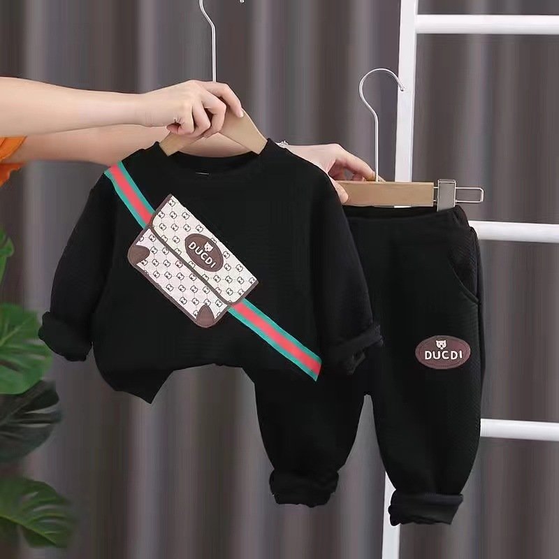 Boys' Autumn Suit Sports Set New Children's Casual Two Piece Set
