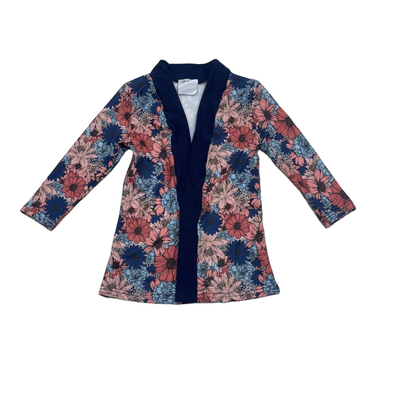 Custom Baby Girl Fall Clothes Kids leaf Design Cardigan Toddler Boys Customized Wrap Top
