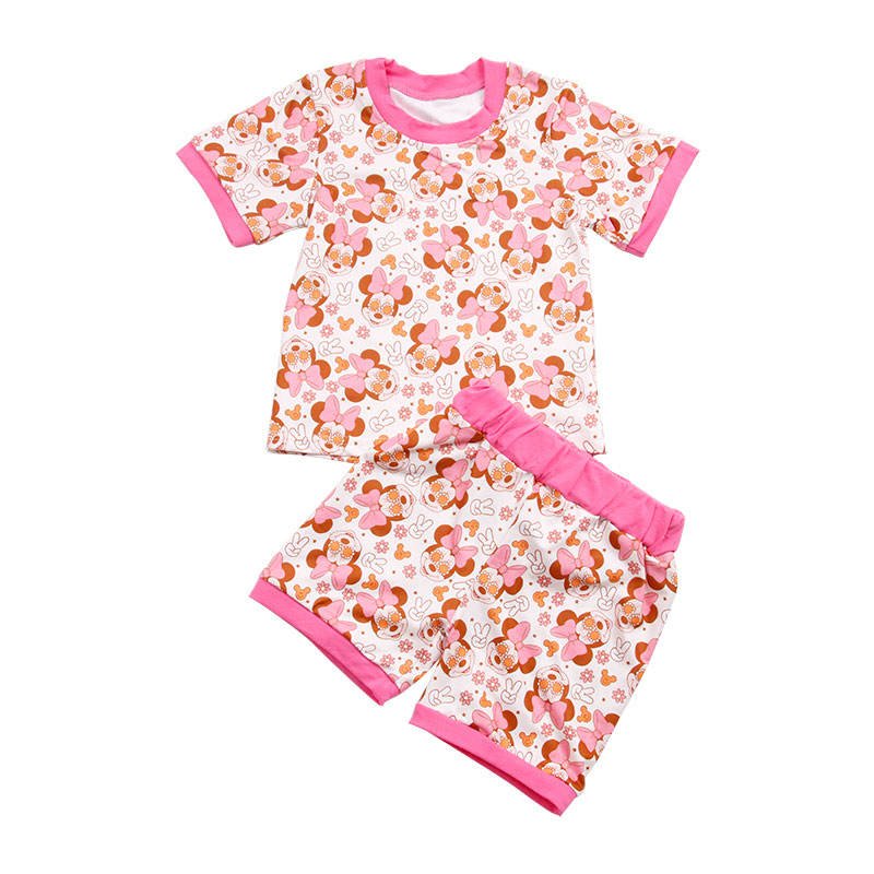 Custom Summer Boys Shorts Comfortable and Breathable Casual Fashion Style Clothing 2 Pieces Set for Kids
