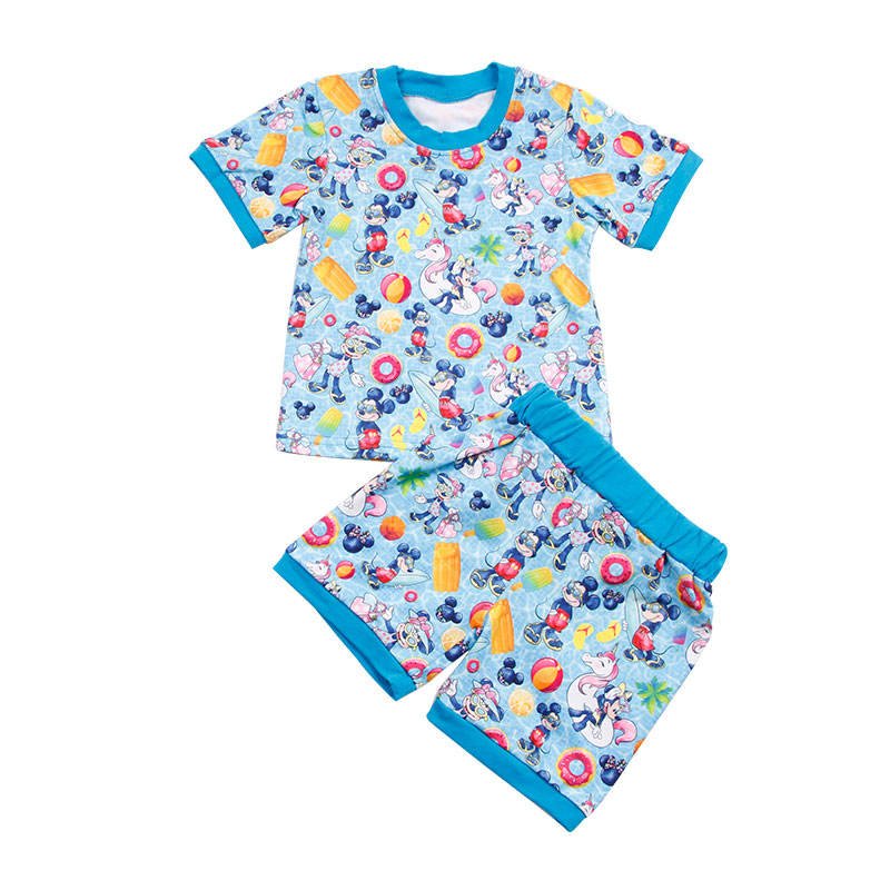Custom Summer Boys Shorts Comfortable and Breathable Casual Fashion Style Clothing 2 Pieces Set for Kids