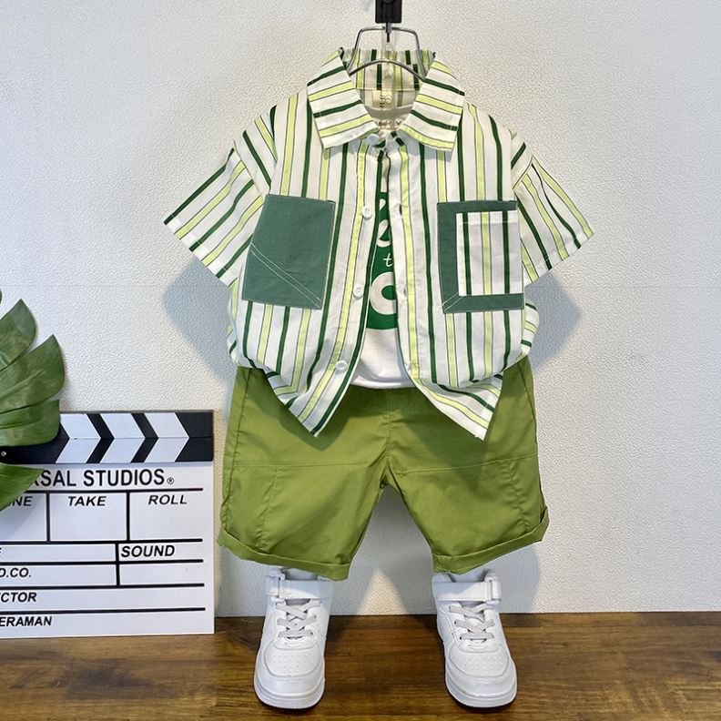 Hot Selling Brand Kids Summer Clothing Set Cartoon T-Shirt + Shorts Boutique Children 2-Piece Set Boys Clothing Sets