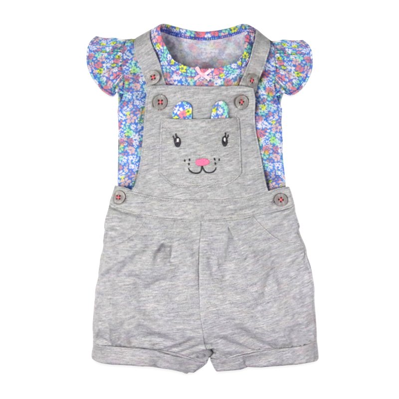 2023 summer Baby Boys Girls Baby Clothes Set Short Sleeve +overalls Clothes Set Newborn Baby wear Boys Clothing