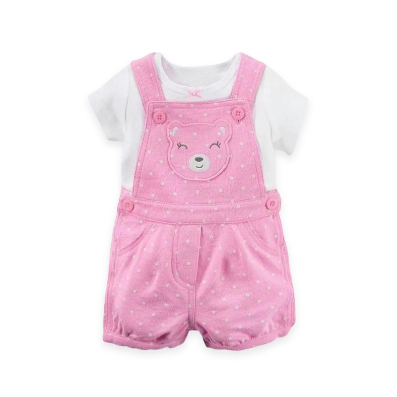 2023 summer Baby Boys Girls Baby Clothes Set Short Sleeve +overalls Clothes Set Newborn Baby wear Boys Clothing