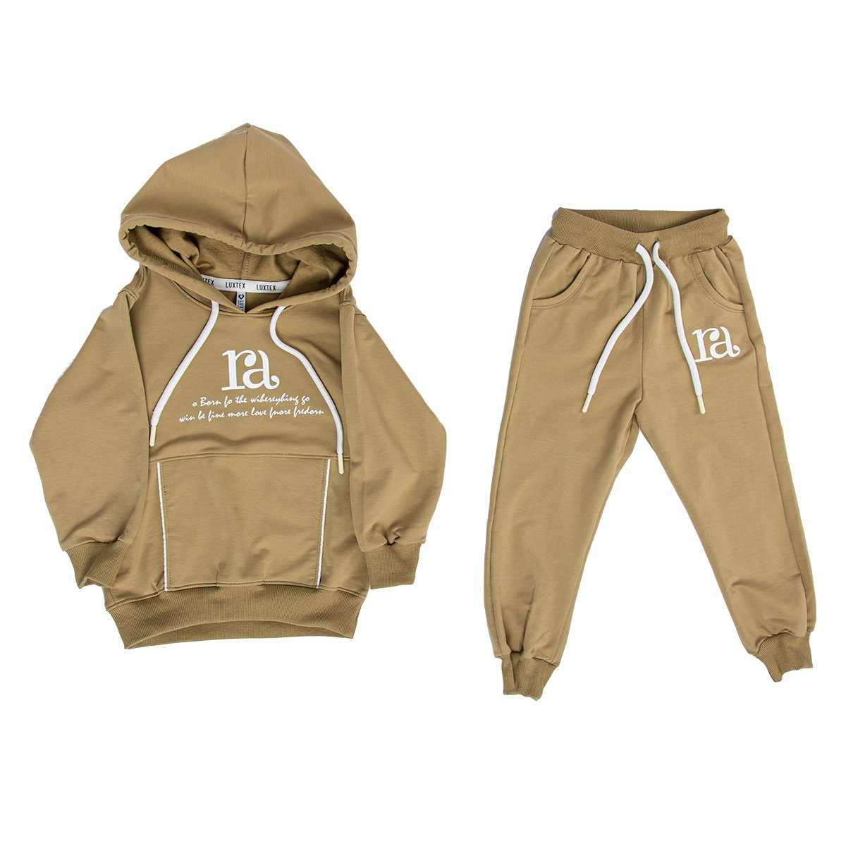 Hot Selling Casual Toddler Boy Clothing Sets 2-Thread Footer Hoodie 95% Cotton 5% Elastane High Quality Print Pattern Custom