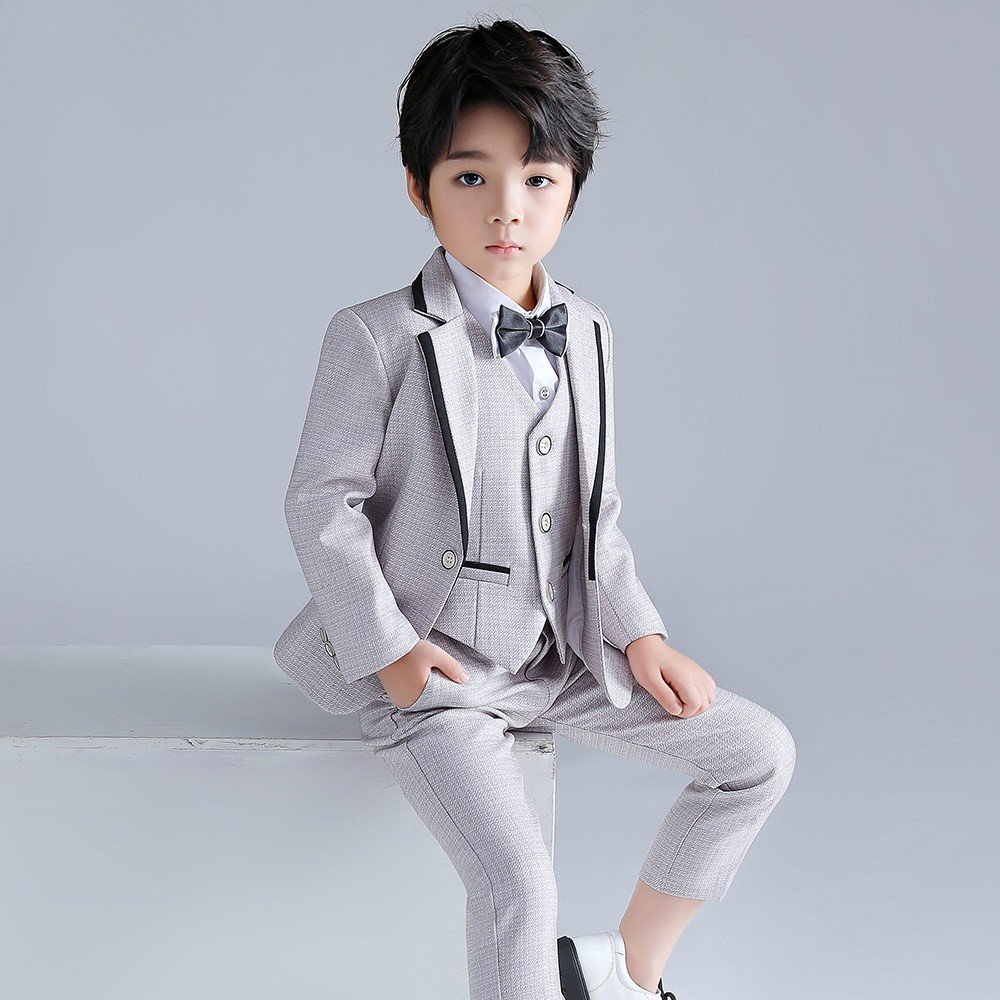 Wholesaler little boys piano stage performance clothes big event cool children's suit boy wear