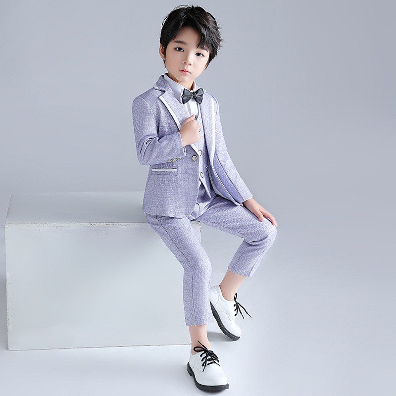 Wholesaler little boys piano stage performance clothes big event cool children's suit boy wear