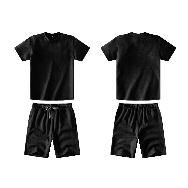 2024 Baby Boys Stylish Child Little Boy Style Summer 2Pcs Two Piece 100% Cotton Tracksuit Kid Clothing Set