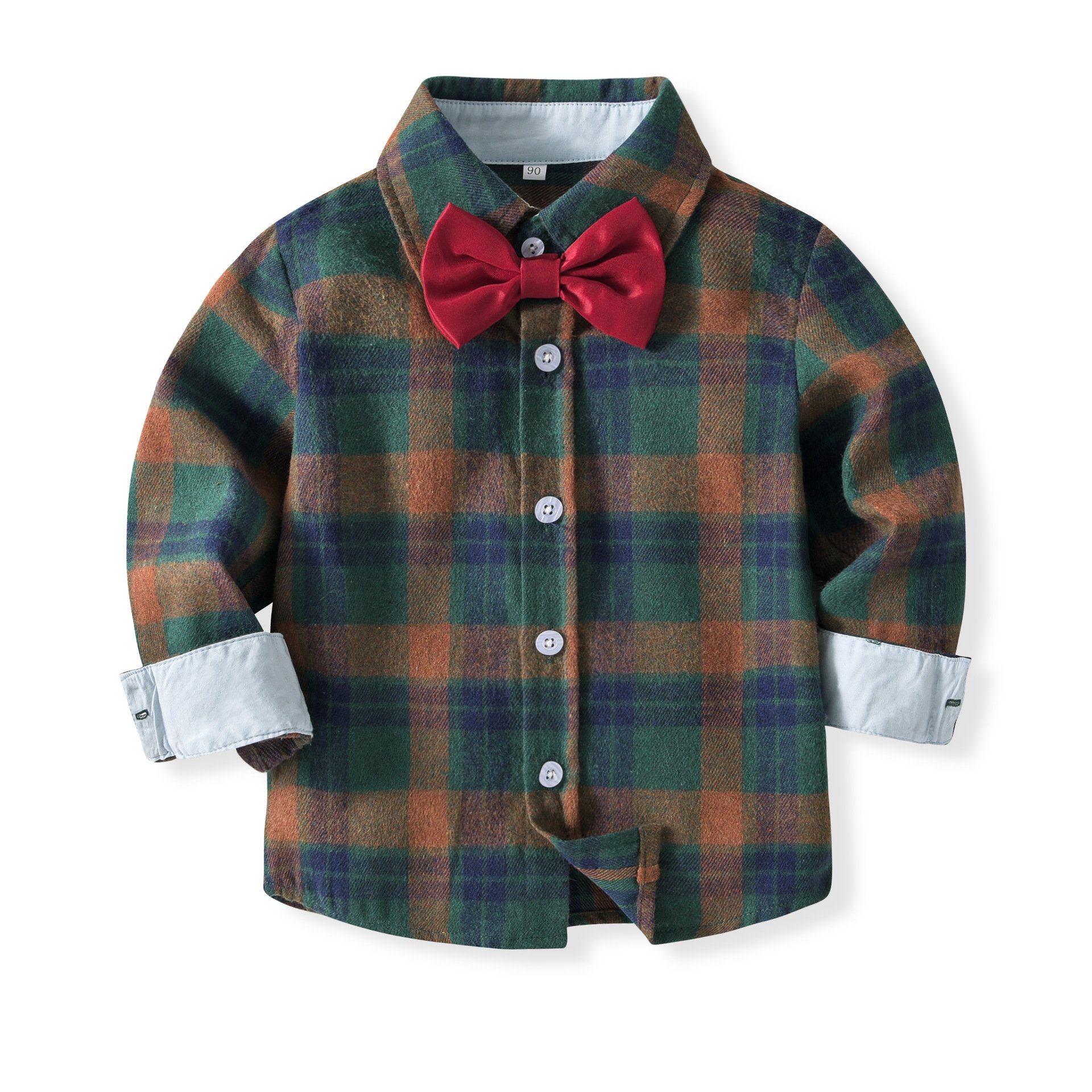New Arrivals Boy Clothing Sets Charming Plaid Gentleman Set Perfect for Festive Occasions Baby Boy Christmas Clothes