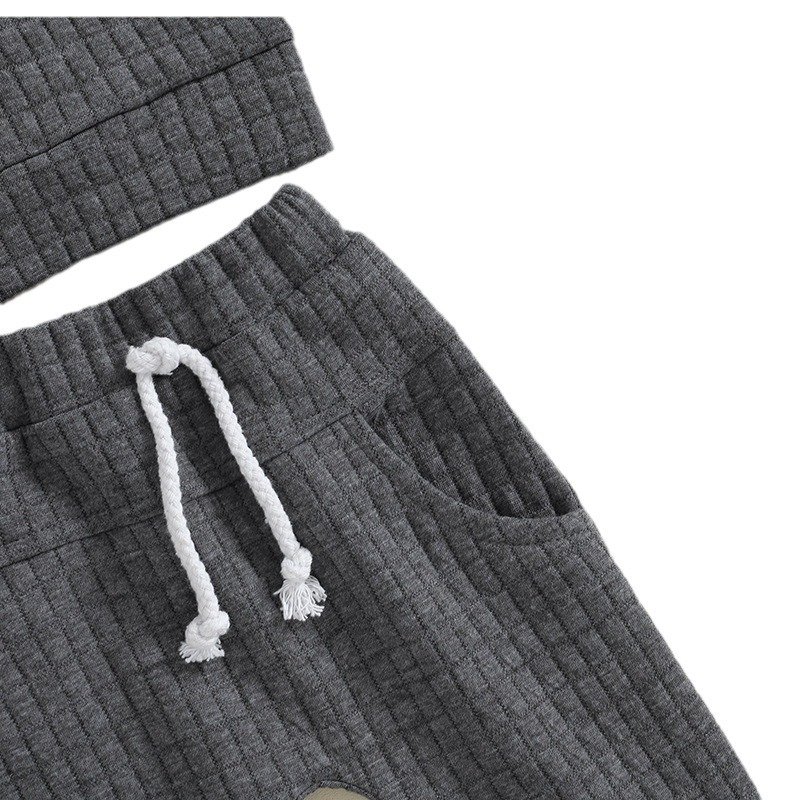 Europe and America Autumn Children Clothes Sets Boys Long Sleeve Sweatshirt Sets Children Leisure Suit Boys Two-Piece Set