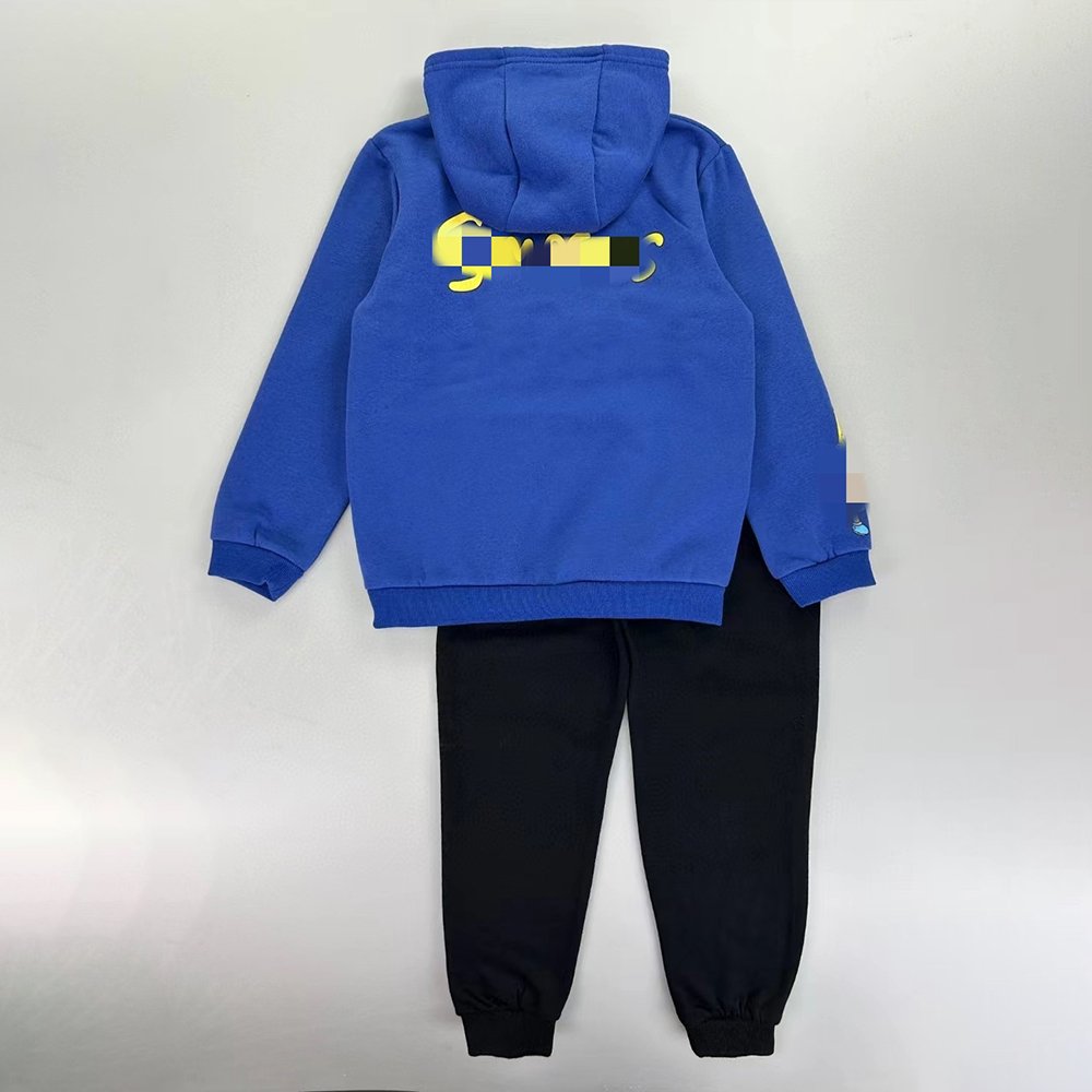 Hot Sales Autumn Long Sleeves Hoodies Kids Tracksuits 2-Piece Sets Boys Girls Winter Warm Clothes Cotton Children Clothing