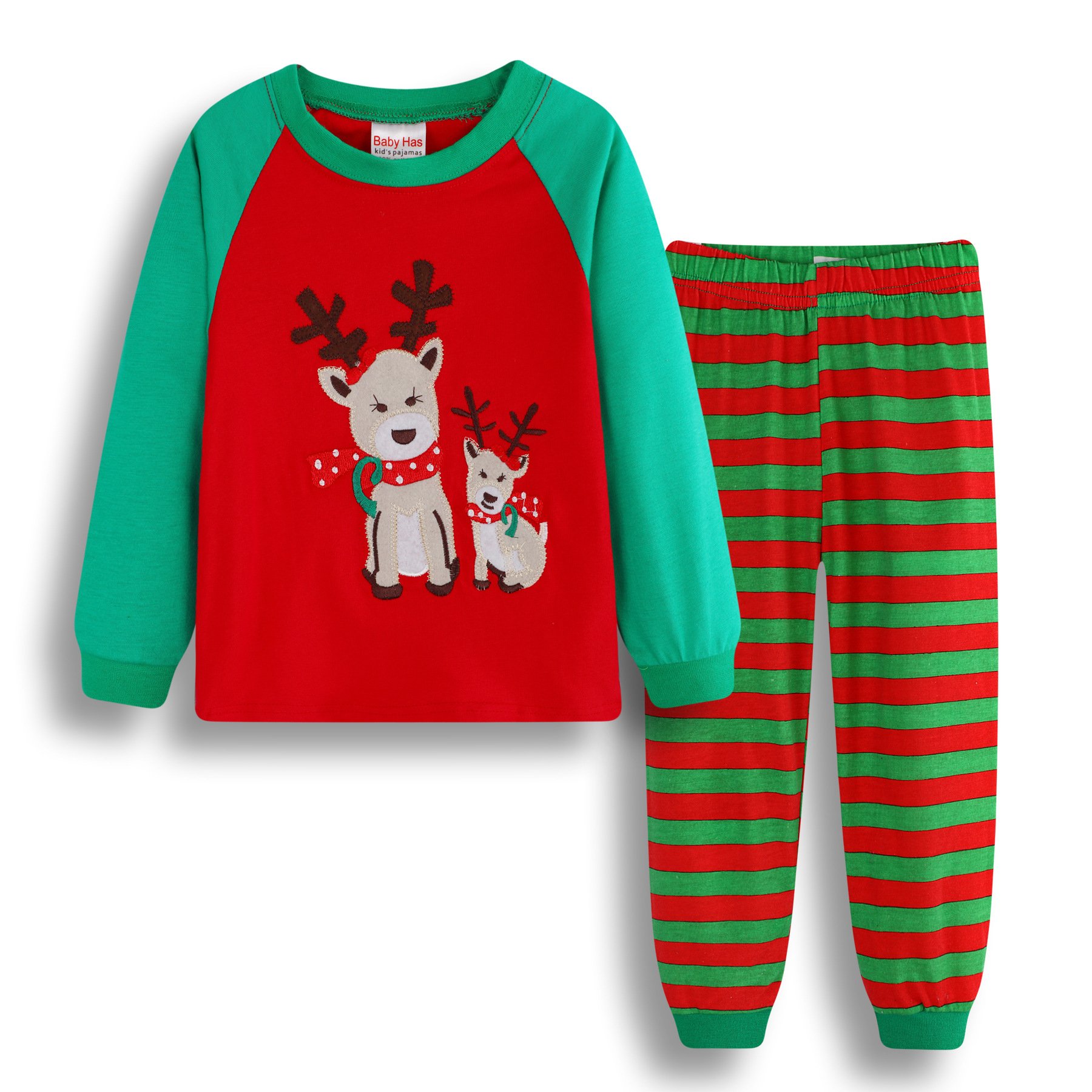 2023 New Children's Christmas Suit Set Autumn Long Clothing Long Pants Children's Clothing Cross border Children's Clothing